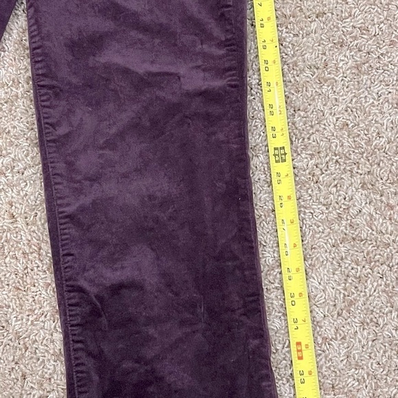 NYDJ LiftXTuck Technology Women’s Size 8 Velvet Dark Purple Straight Leg - Picture 11 of 13